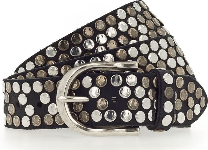 b.belt Riem Liv Ledergürtel W105 Black Zwart