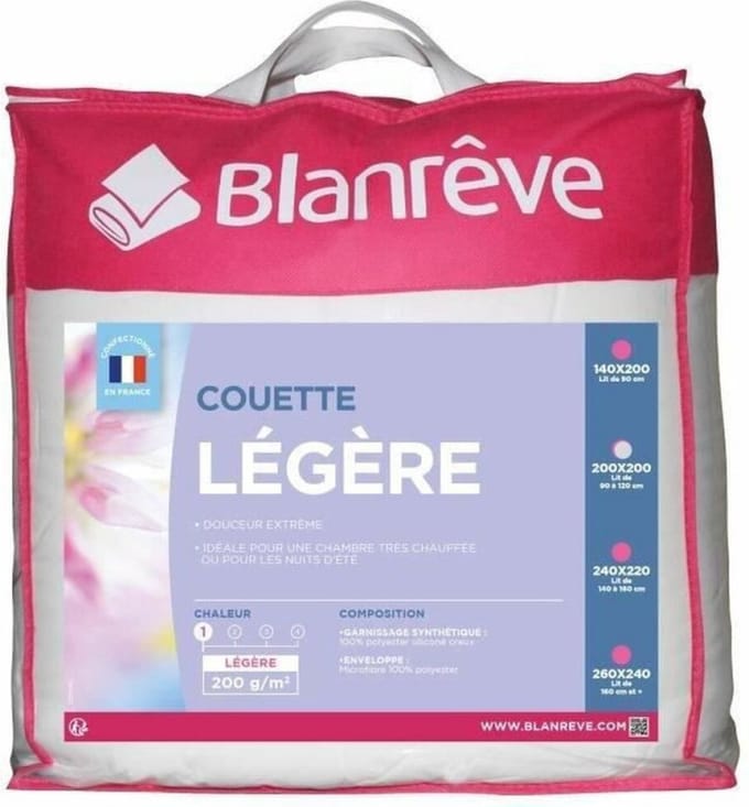 Quilt Blanreve Microvezel Licht Wit (200 x 200 cm)