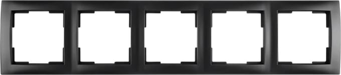 ION industries E1 afdekraam 5-voudig mat zwart (80.302.516)