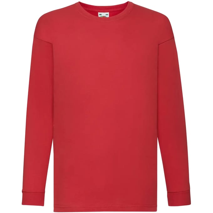 T-shirt met lange mouwen kind Fruit of the Loom