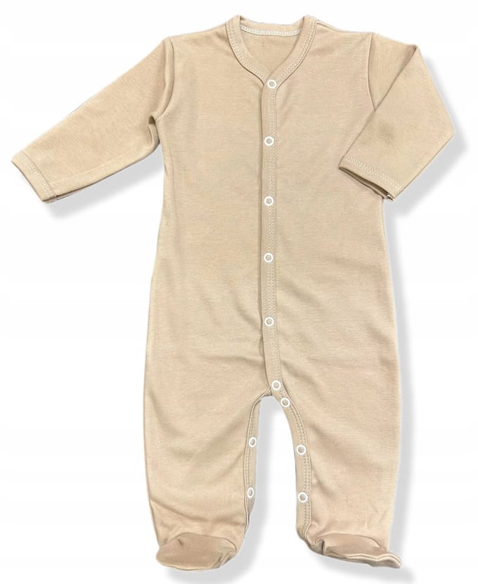 Dartomik Serie - Baby Pyjama - Beige - 62 - Lange Mouwen