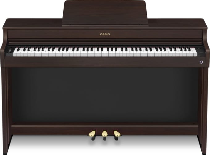 Casio AP-300BN CELVIANO Digitale Piano 88 Toetsen Geschaald Hamerslagkeyboard Bruin