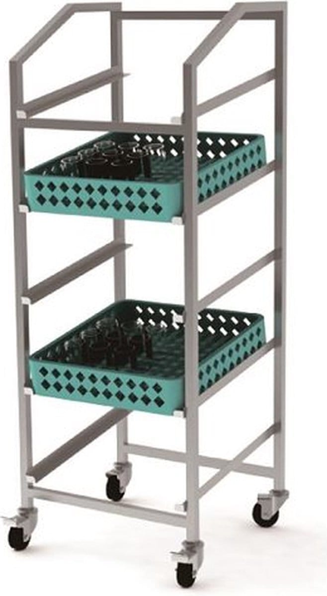 Professionele Korventransportwagen 500X500 | Combisteel | 7490.0270 | Horeca
