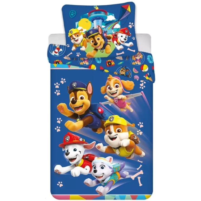 Paw Patrol peuterdekbedovertrek Brave 100 x 135 cm - 40 x 60 cm