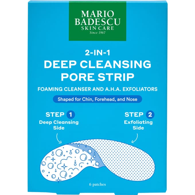 Mario Badescu 2-In-1 Deep Cleansing Pore Strip - 6 stuks