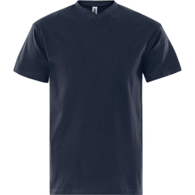 Fristads V-Hals T-Shirt 1913 Bsj - Donker marineblauw - S
