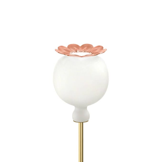 kdln vloerlamp Opyo, koraalroze, hoogte 172 cm
