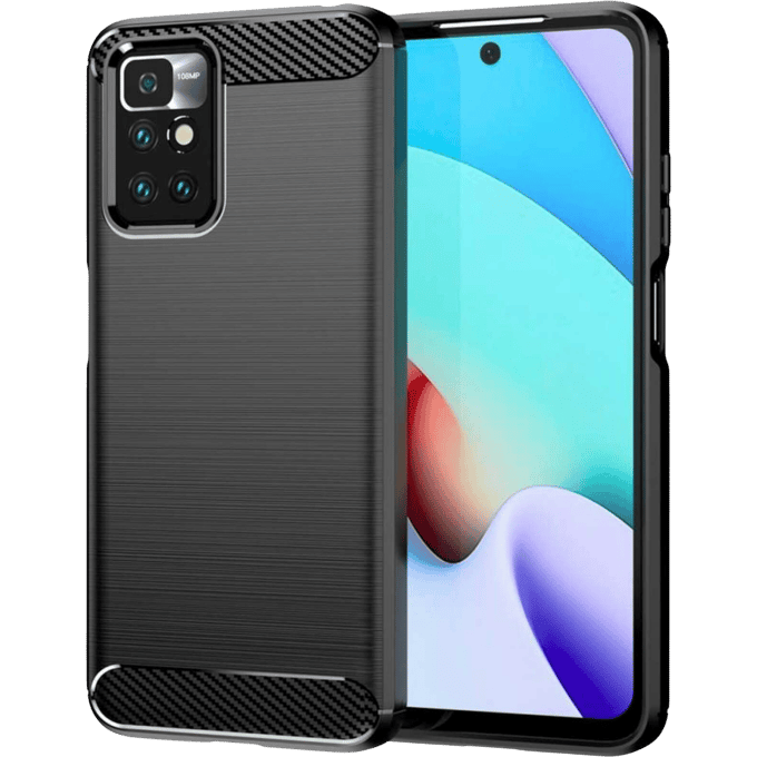 Just in Case Redmi 10 2022 Stevig Hoesje Zwart