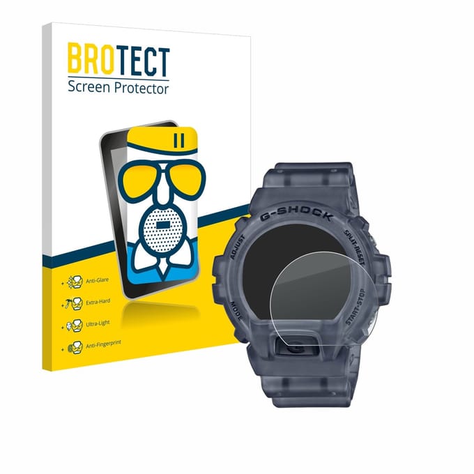 BROTECT - Screenprotector voor Casio G-Shock DW-6900 - Folie Beschermfolie Beschermglas matte