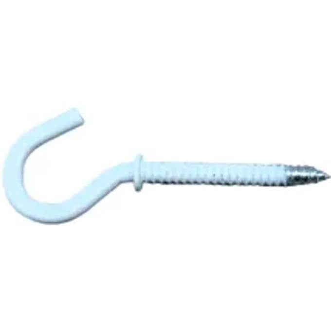 Sencys Schroefhaak + Hals 4,5x40mm Wit Per 5