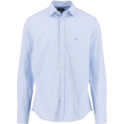 Fynch-Hatton Overhemd Essential Fine Stripe Kent Soft Blue / male