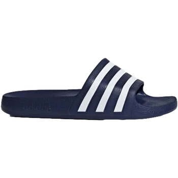 Adidas adilette Slippers en Sandalen Dames - Blauw - Maat 38 - Mesh/Synthetisch