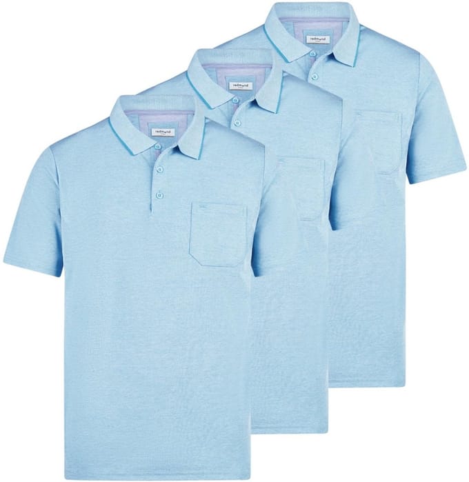 Redmond Heren poloshirt 3 pack Basic