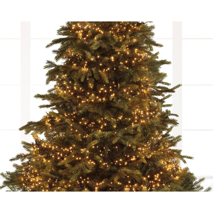 LED cluster lights zwart/klassiek warm L.1400cm