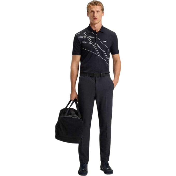 Boss Heren T Commuter Reguliere Broek (Donkerblauw)