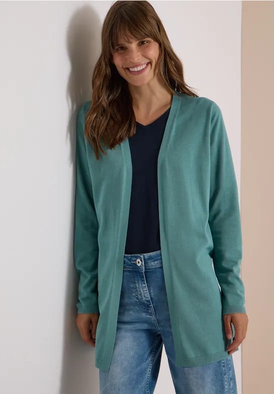 Lang openvallend vest