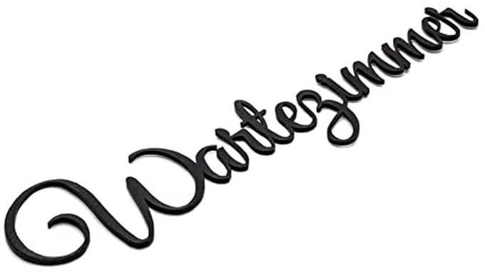 Zelfklevend Deurbordje met Naambelettering - Uniek en Handgemaakt