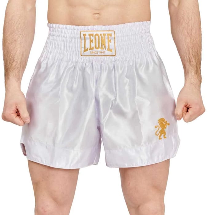 Leone1947 Basic 2 Thaiboksbroekjes Wit S Man