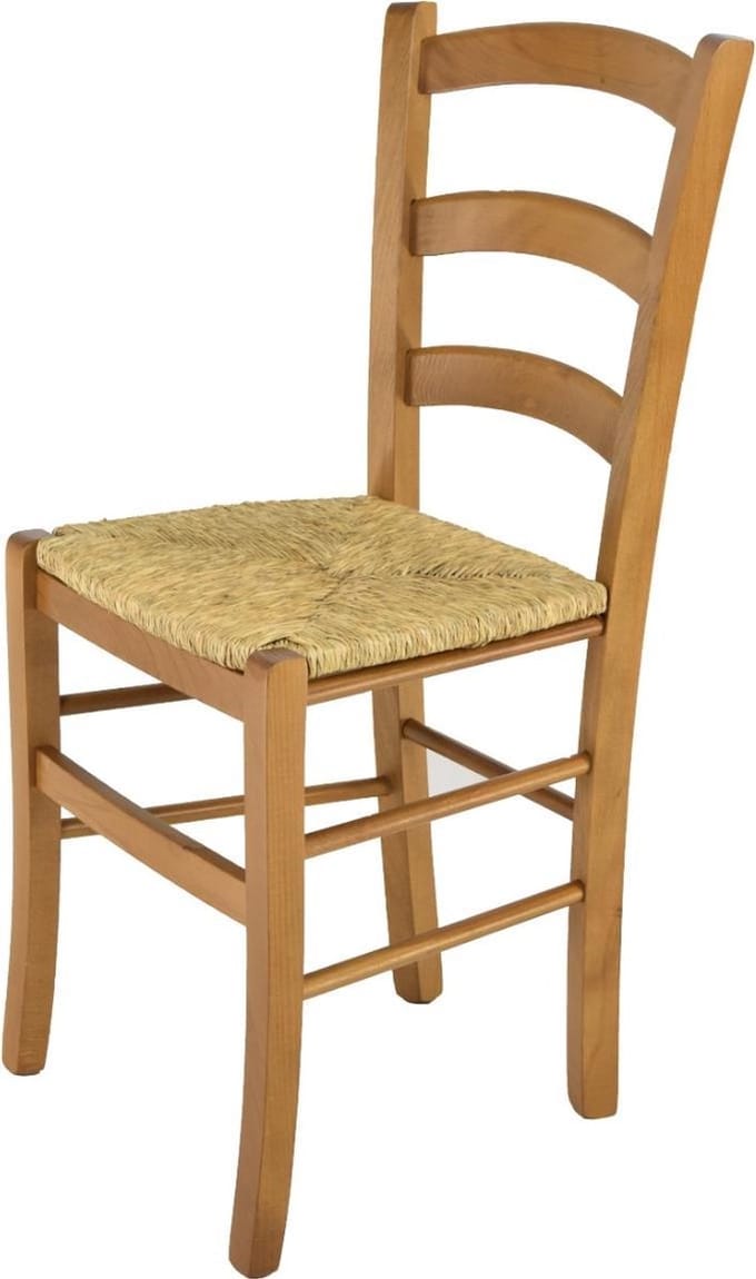 Tommychairs Venice - Eetkamerstoel - 1 Stuk - Eikenhout - Rotan