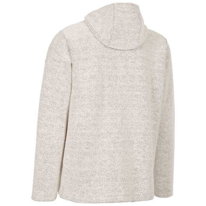Trespass Heren Hoodie Scawton met rits (Off White Marl)