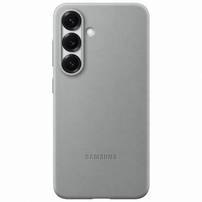 Originele KindSuit Vegan Leather Case voor de Samsung Galaxy S25 - Grijs