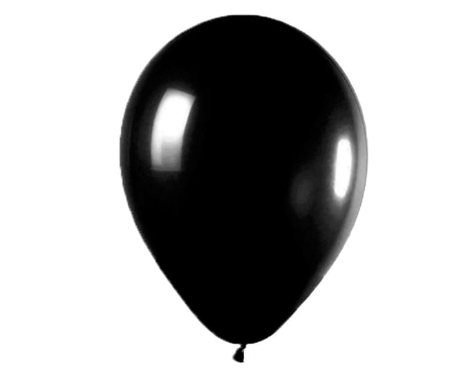 Ballonnen Zwart - 29cm - 50 stuks