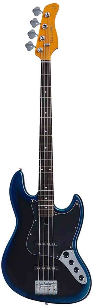 Sire V3N 4/MBB Marcus Miller 4-snarige Actieve Jazz Bas Midnight Blueburst met 2-Bands Preamp