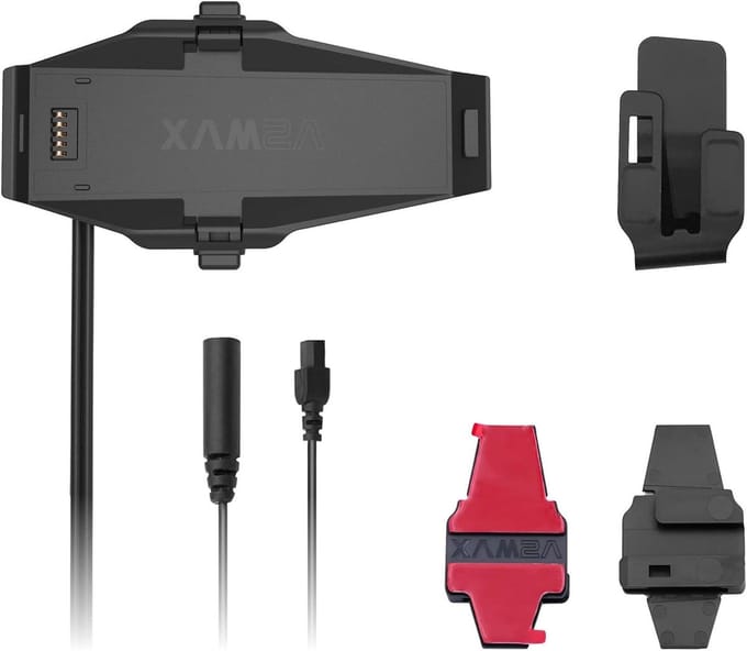 Motorhelm Headset Base - Helm Mount - Motor Communicatie - Dubbele Montage Opties - 9.3 x 7.1 x 4.3 cm