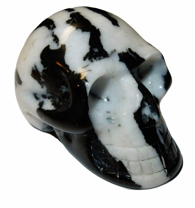 Schedel van Natuurlijke Jaspis Zebra