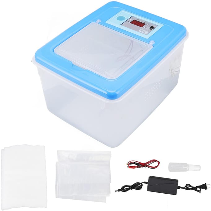 Elektrische Kippenbroedmachine Waterbed Eieruitbroedmachine voor Kwartels Vogels Gans white