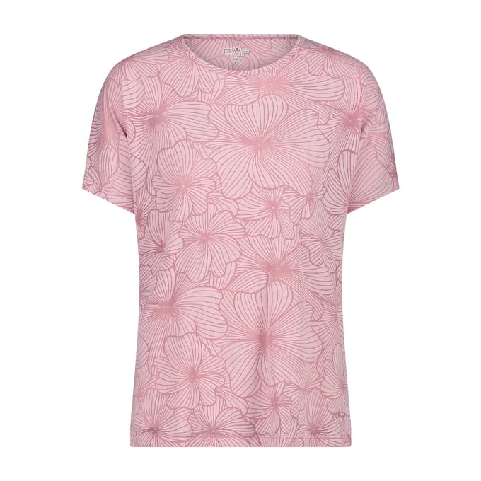Gebloemd dames-T-shirt CMP
