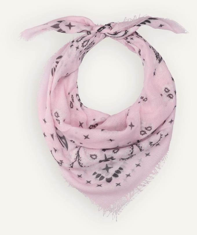 Notre-V Fee Scarve Sjaals Dames - Lichtroze - Maat ONESIZE