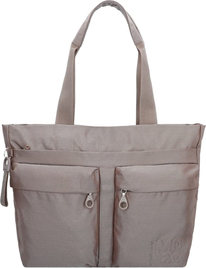 MANDARINA DUCK Schoudertas Laptoptas met laptopvak MD20 Crossover Taupe Beige