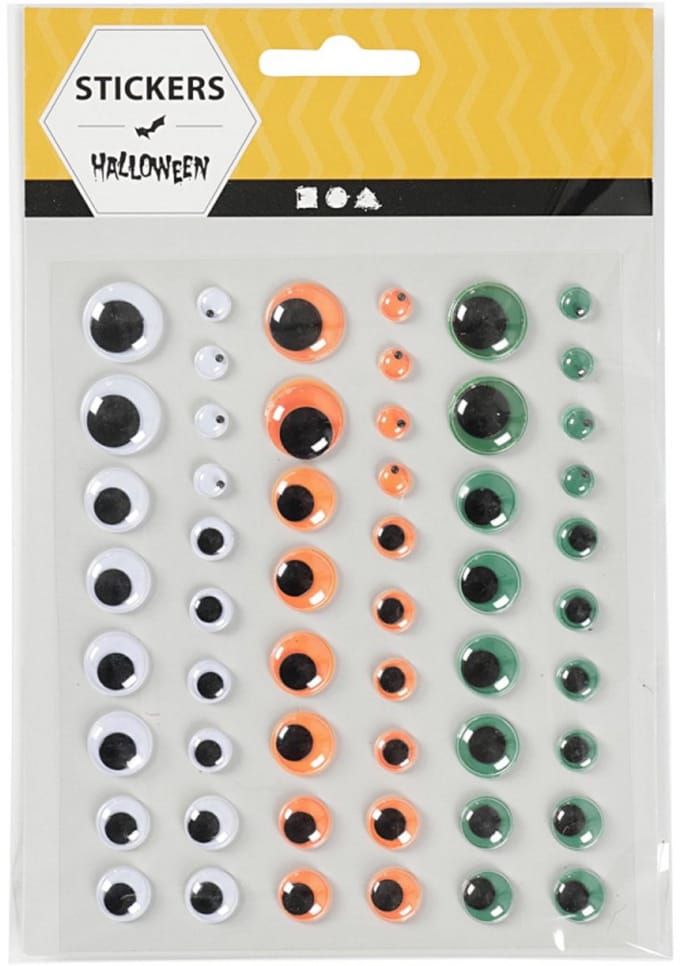 CC Wiebelogen Halloween 6-15mm 54 stuks