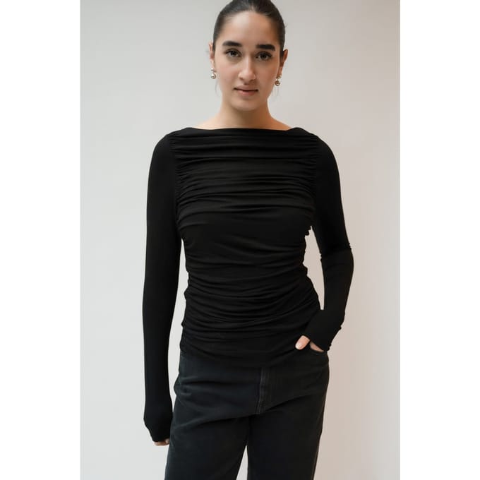 VIVEH Sabik Top Black Taglia: 34 | Maglie a manica lunga Outlet | Donna | Nero