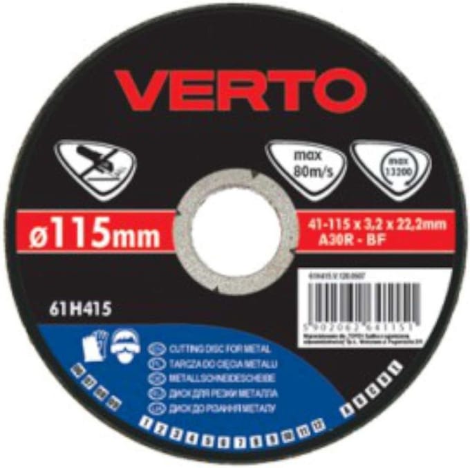 VERTO - Snijschijf metaal - 115mm - Grupa Topex
