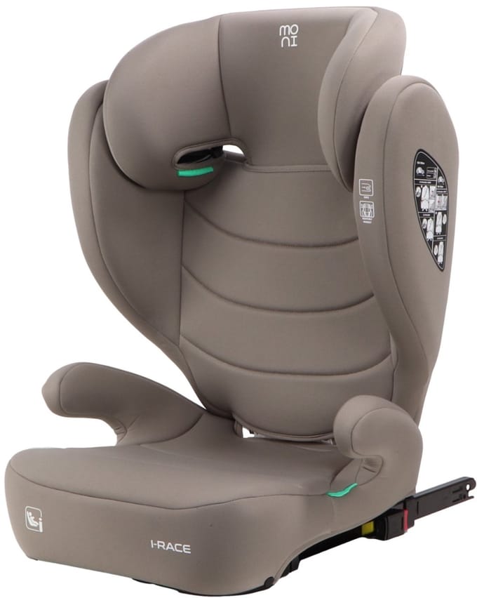 Moni i-Race Cool Beige 100-150 cm Isofix i-Size Autostoel