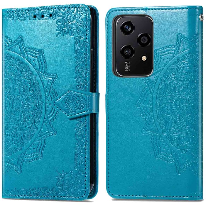 imoshion Hoesje - Geschikt voor Honor 200 Lite - Mandala Bookcase - Turquoise