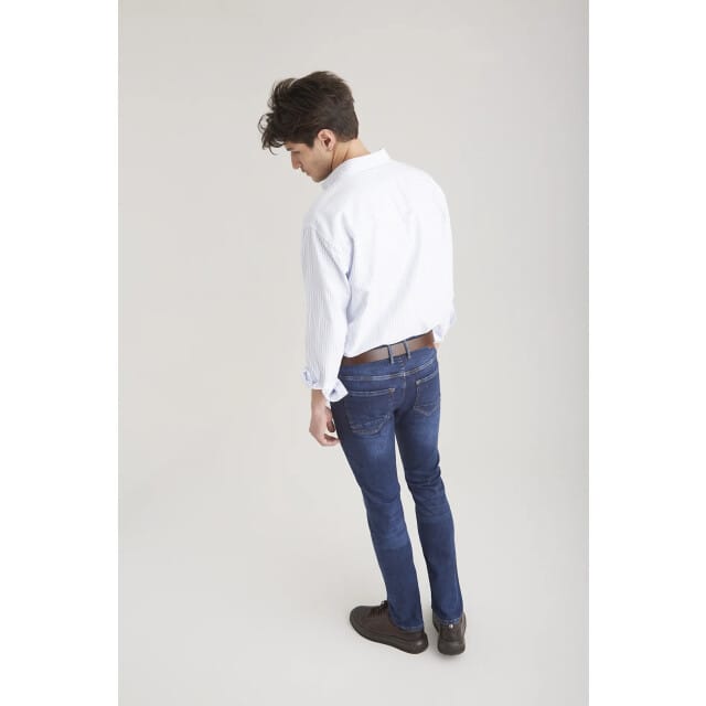 Cup of Joe Leo heren slim-fit jeans space blue