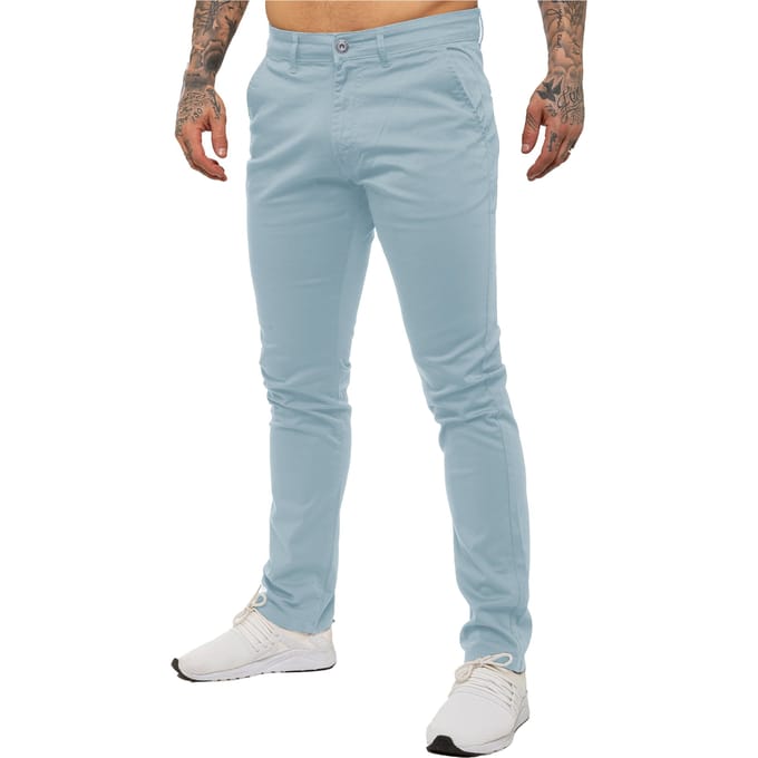 Enzo Heren Slim Fit Stretch Chino