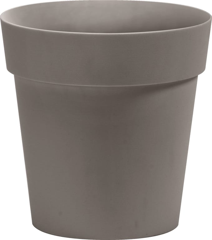 Bloempot Buiten Rond Arke 22cm TAUPE Nicoli