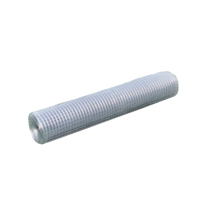 vidaXL - Kippengaas - 10x1 - m - gegalvaniseerd - staal - zilverkleurig
