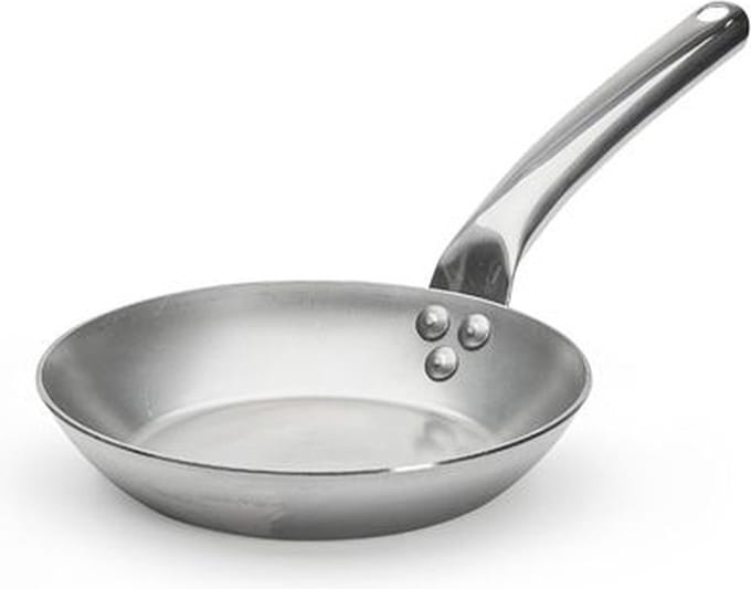 De Buyer Carbone Plus Koekenpan met Rvs Handvat - Ø 20cm - Plaatstaal
