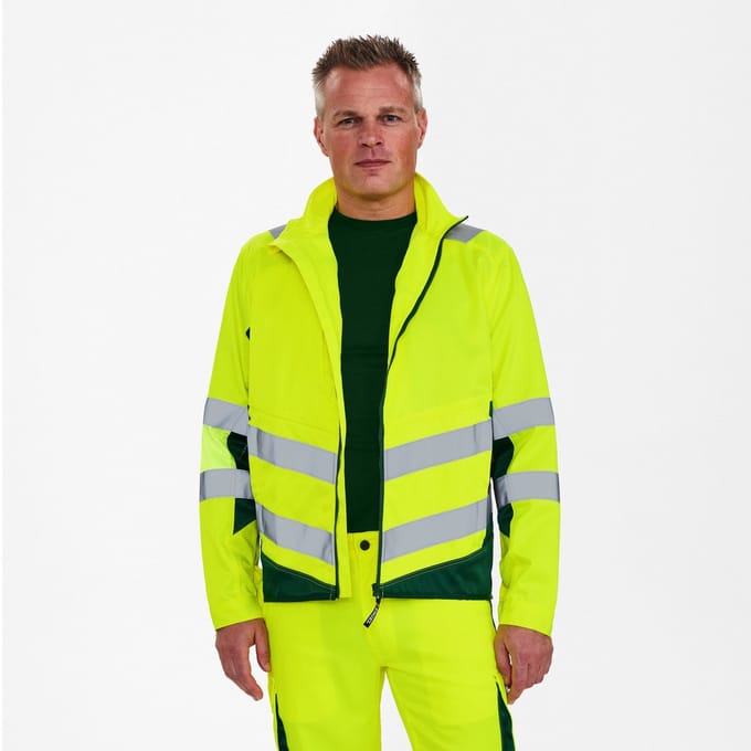 Engel Safety Light werkjack 1545-319 - Hi-vis Yellow / Green - S