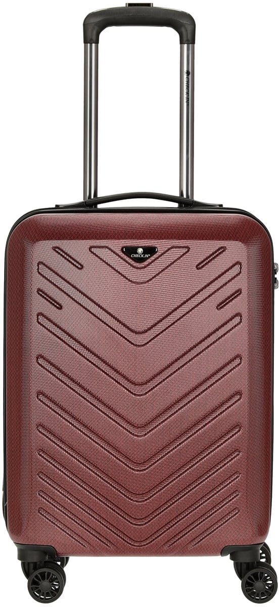 CHECK.IN Mailand - Kabinentrolley met 4 wielen 55 cm (rot)