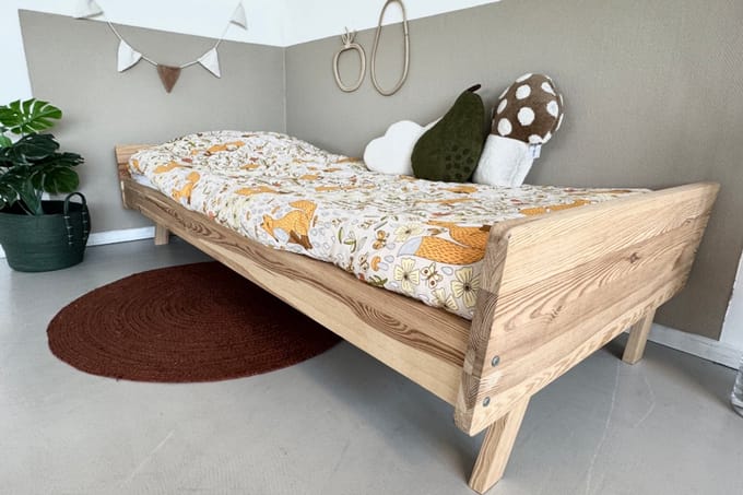 Rockwood® Montessori Bed Emma white wash