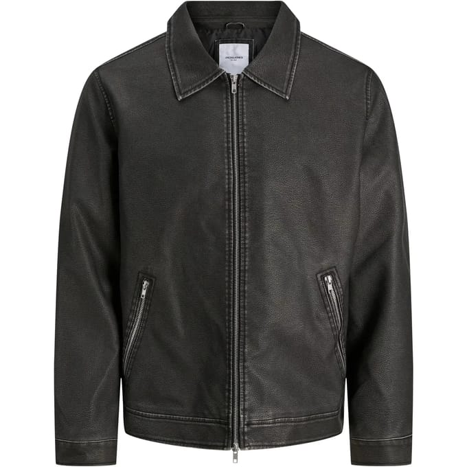 JACK&JONES - JJECASABLANCA PU JACKET NOOS - Heren - Buitenjassen