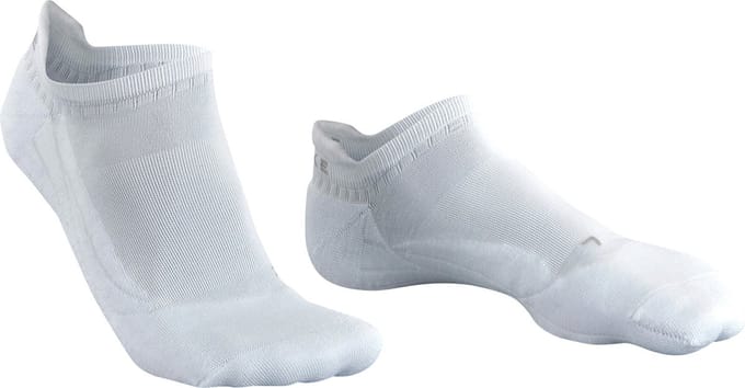 FALKE GO2 Invisible medium padding katoen functioneel materiaal golfsokken heren wit - maat 46-48