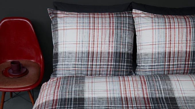 Beddinghouse Filip Dekbedovertrek - Lits-jumeaux - 240x200/220 cm - Red