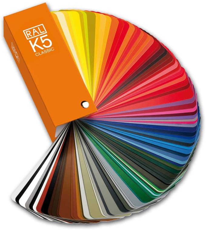 RAL K5 kleurenwaaier - gloss - water based - nieuwste editie (2024)
